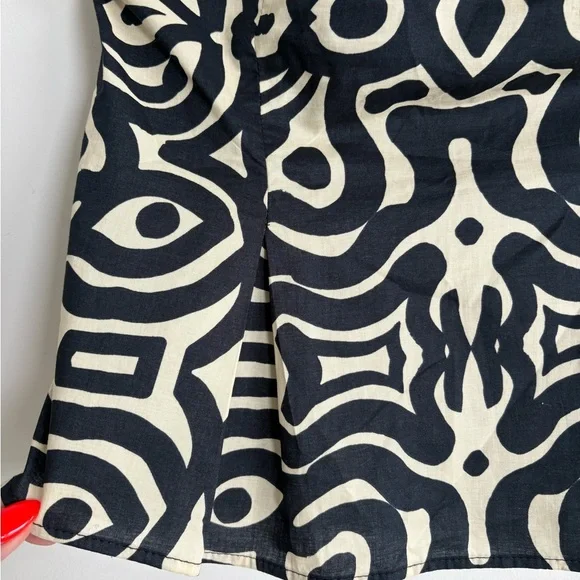 Zara Strapless Tube Top Abstract Print NWT XS Summer Top - Picture 5 of 7